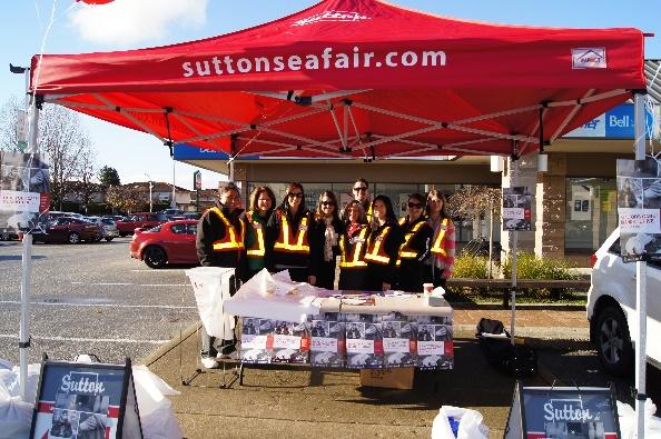 Drive-thru drop-off event at Garden City Shopping Plaza, Richmond BC